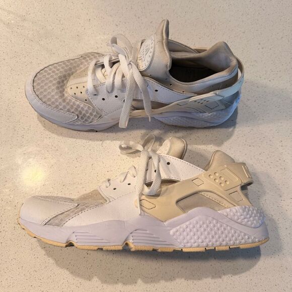 Nike Other - Nike Air Huarache Triple White Men 10 EUR 44 Neoprene Sleeve 318429-111